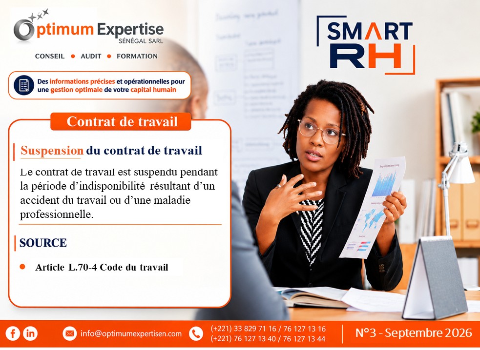 SMART RH Suspension du contrat de travail